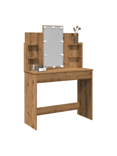 Sonata H Тоалетка с LED осветление Artisan Oak 96x40x142 cm
