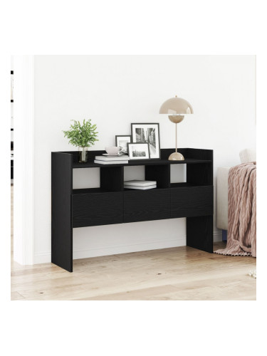 Sonata H Черен дъб страничен шкаф 105x30x70 см от инженерна дървесина