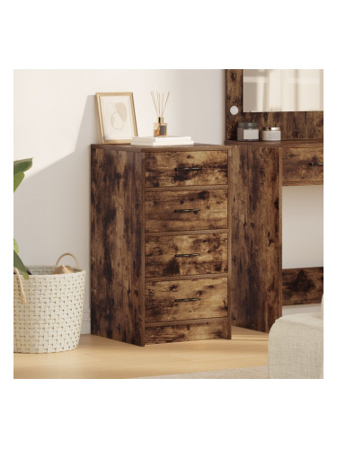 Sonata H Секционен шкаф опушен дъб 40x41x75 см Инженерно дърво
