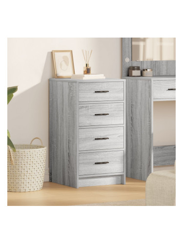 Sonata H сив шкаф 40x41x75 см от инженерна дървесина