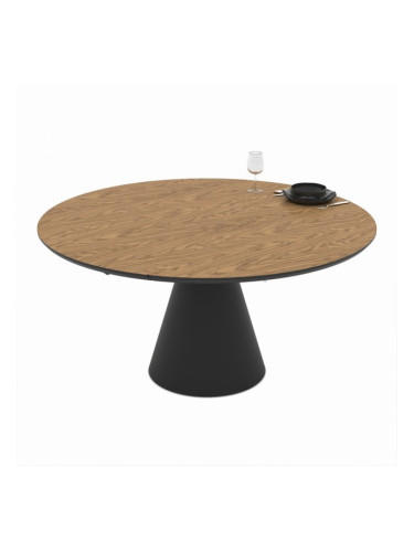 Трапезна маса YANDAN, Разтегателна, Меден дъб