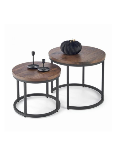 Комплект 2 холни маси OREO, Кръгли