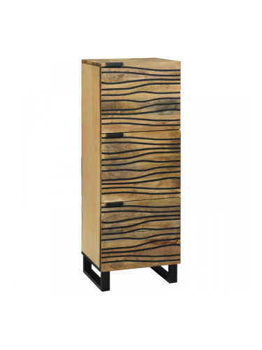 Sonata H височинен бюфет 40x33.5x110 см от масивна мангова дървесина