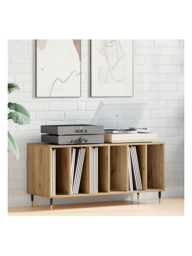 Sonata H Шкаф за винил Старо дърво 100x38x48 см Инженерна дървесина