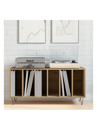 Sonata H Кабинет за записи от старо дърво 100x38x48 см Инженерна дървесина