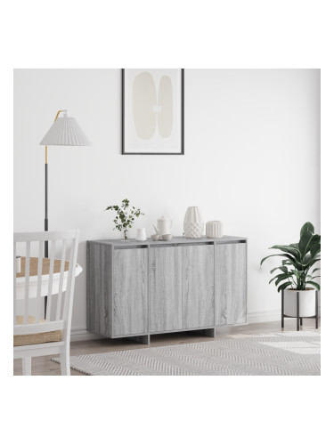 Sonata H Страничен шкаф Сив сонома Инженерна дървесина 120 x 41 x 75 см