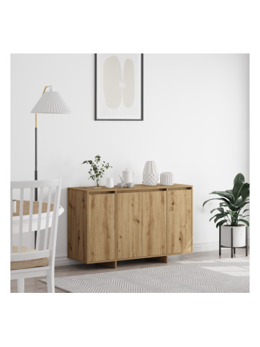Sonata H Дъбов страничен шкаф Дъб Инженерна дървесина 120 x 41 x 75 см