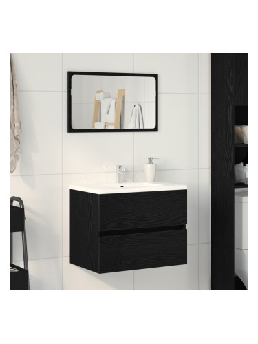 Sonata H Чекмедже за мивка Черен дъб 60x38,5x45 см Инженерна дървесина