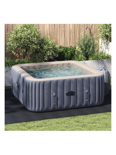 Sonata H Правоъгълно покривало за басейн Черно PVC 300 x 220 см Издръжливо