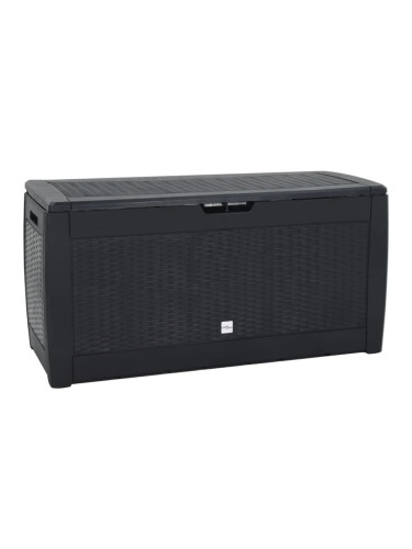 Sonata H Градински сандък за съхранение антрацит 119x48x60 см PP