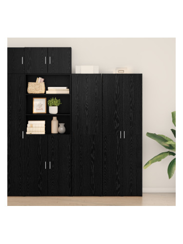 Sonata H Висок шкаф Черен дъб 45x42.5x185 см Инженерна дървесина