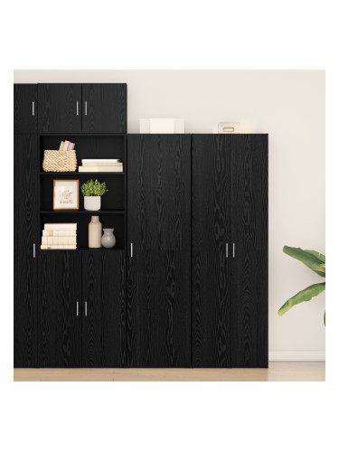 Sonata H Висок шкаф Черно дъбово 50x42.5x185 см Дърво