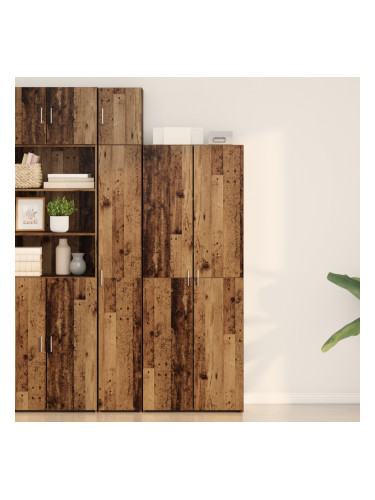 Sonata H Висок шкаф Стара дървесина 70x42.5x185 см Инженерна дървесина