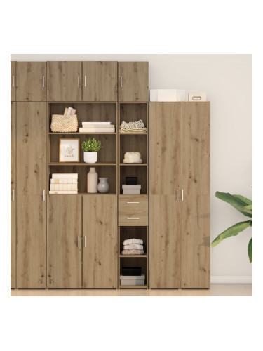 Шкаф за съхранение Sonata H Занаятчийски дъб 30x42.5x225 см Инженерна дървесина