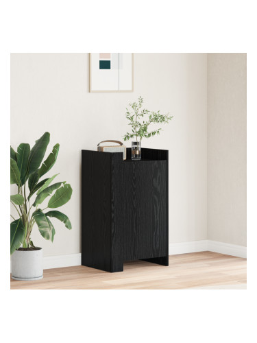 Sonata H Сайдборд Черен дъб 45x35x75 см Инженерна дървесина
