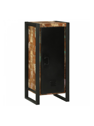 Sonata H Банев стенен шкаф 40x35x90 см от масивно регенерирано дърво