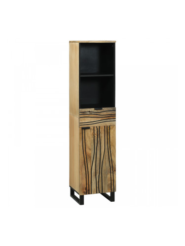 Sonata H шкаф за баня 38x33.5x160 см от масивно дърво манго
