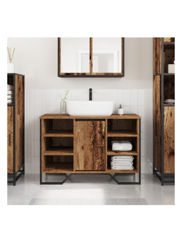 Sonata H Кабинет за мивка Старо дърво 91x35x60 см