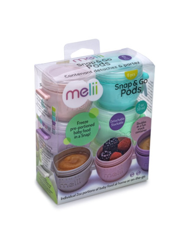 Melii Snap&Go кутия за закуска 6x59 мл.