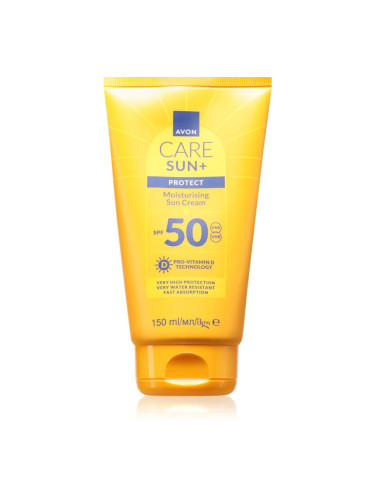 Avon Care Sun + Protect хидратиращ слънцезащитен крем SPF 50 150 мл.