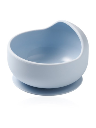 BabyOno Siilicone Plate 6m+ силиконова купичка с вендуза 6 m+ Blue 1 бр.