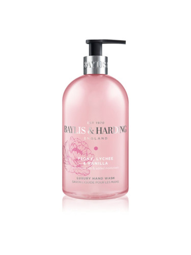 Baylis & Harding Peony, Lychee & Vanilla течен сапун за ръце с хидратиращ ефект 500 мл.