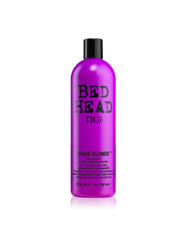 TIGI Bed Head Dumb Blonde балсам за химически третирана коса 750 мл.
