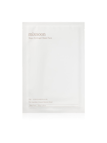 mixsoon Bean Hydrogel Mask Pack интензивна хидрогелна маска за освежаване и хидратация 35 гр.