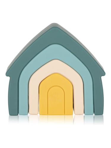 Petite&Mars House 12m+ играчка за подреждане Misty Green 1 бр.