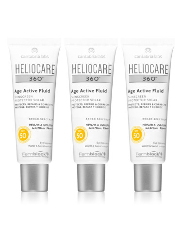Heliocare 360° Age Active Fluid лосион за слънце анти стареене SPF 50+