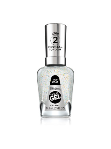 Sally Hansen Miracle Gel™ гел лак за нокти без използване на UV/LED лампа цвят Crystal 14.7 мл.