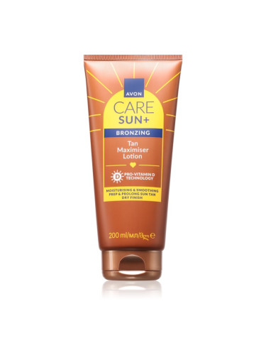 Avon Care Sun + Bronze тоалетно мляко за тяло за подчертаване на тена 200 мл.