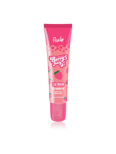 Rude Cosmetics Berry Juicy хидратиращ балсам за устни цвят Strawberry 10 мл.