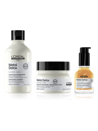 L’Oréal Professionnel Serie Expert Metal Detox изгодна опаковка за увредена коса