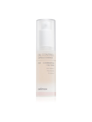 celimax Oil Control Capsule Essence озаряваща есенция за мазна и проблемна кожа 30 мл.