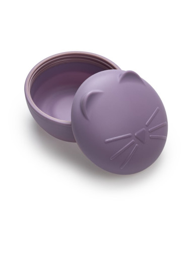 Melii Silicone Bowl with Lid кутия за закуска Cat 350 мл.