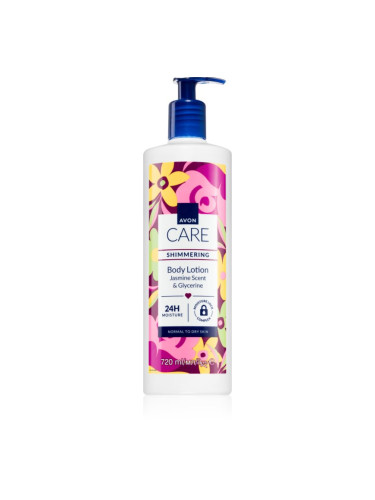 Avon Care Jasmine Scent & Glycerine блестящо мляко за нормална и суха кожа 720 мл.