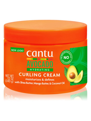 CANTU Avocado Curling Cream крем за коса за къдрава коса 340 гр.