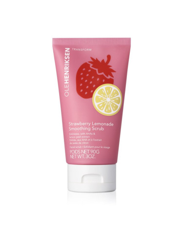 OLEHENRIKSEN Transform Strawberry Lemonade Smoothing Scrub пилинг за лице с ексфолиращо действие 90 гр.
