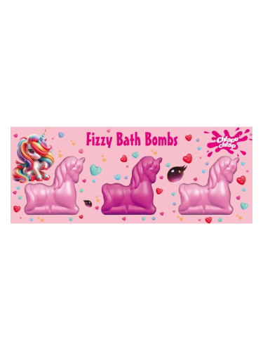 Chlapu Chlap Unicorn бластър за вана за деца 3x70 гр.