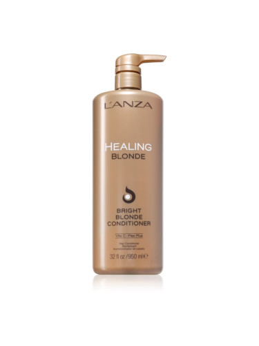 L'anza Healing Blonde Bright Blonde Conditioner балсам за блонд коса и коса с кичури 950 мл.