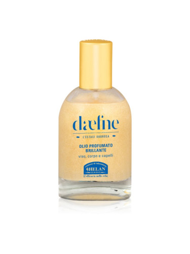 Helan Daefne мултифункционално масло със блестящи частици за лице, тяло и коса 50 мл.