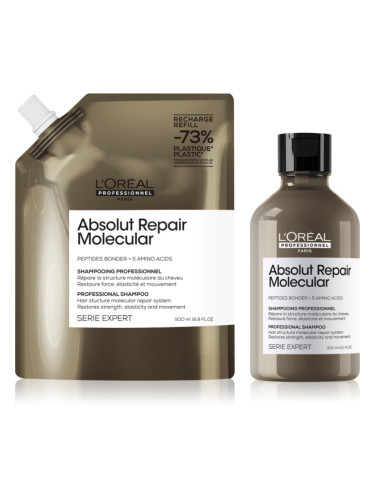L’Oréal Professionnel Serie Expert Absolut Repair Molecular изгодна опаковка за увредена коса