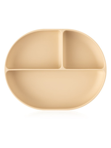 Petite&Mars Take&Match 6m+ разделена чиния с вендуза Desert Sand 1 бр.