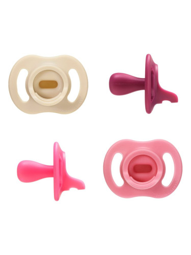 Tommee Tippee Ultra Light Stay Put 6-18 m биберон Girl 4 бр.