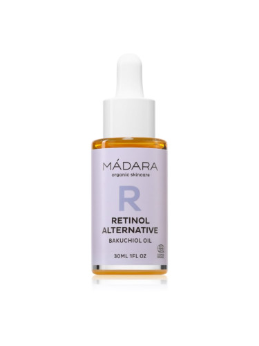 MÁDARA Retinol Alternative Bakuchiol Oil подмладяващо олио за лице с хидратиращ ефект 30 мл.