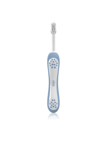 Chicco Toothbrush 6-36m четка за зъби за деца Indigo 1 бр.