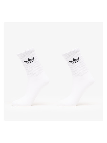 adidas Reflective Crew Socks 2-Pack White/ Reflective Silver S