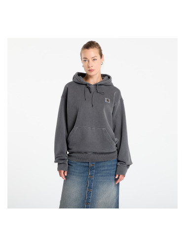 Суитшърт Carhartt WIP Hooded Nelson Sweat UNISEX Graphite Garment Dyed XS