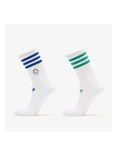 adidas Ftball Cr S 2-Pack White/ Royal Blue/ Secogr S